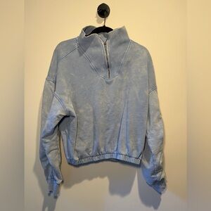 FP Movement by Free People Sky Blue Crew Neck Sweater